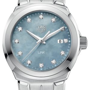 TAG Heuer Damklocka WBC1313.BA0600 Link Damklockor Blå/Stål Ø32 mm