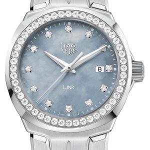 TAG Heuer Damklocka WBC1319.BA0600 Link Damklockor Blå/Stål Ø32 mm