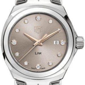 TAG Heuer Damklocka WBC131E.BA0649 Link Brun/Stål Ø32 mm