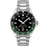 tissot seastar 1000 gmt t1208521105100 - herr - 40 mm - analogt - quartz - safirglas