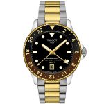 tissot seastar 1000 gmt t1208522205100 - herr - 40 mm - analogt - quartz - safirglas