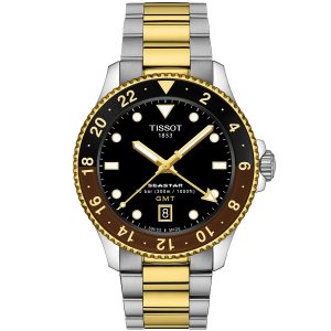 Tissot Seastar 1000 GMT T1208522205100 - Herr - 40 mm - Analogt - Quartz - Safirglas