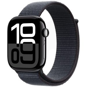 Apple Watch Series 10 GPS 46mm Jet Black Aluminium Sport Loop MWWR3 - Unisex - 46 mm - Smartklocka - Digital/Smartklocka