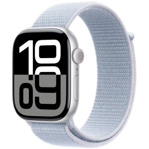 Apple Watch Series 10 GPS 46mm Silver Aluminium Sport Loop MWWN3 - Unisex - 46 mm - Smartklocka - Digital/Smartklocka