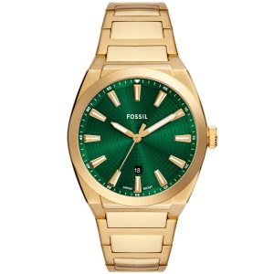 Fossil Everett FS6090 - Herr - 42 mm - Analogt - Quartz - Mineralglas