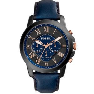 Fossil Grant Chronograph FS5061 - Herr - 44 mm - Analogt - Quartz - Mineralglas