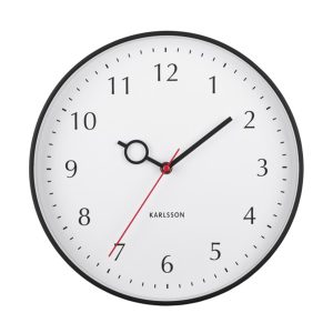 Karlsson Clock Loupe Väggklocka KA5992BK - Unisex - 30 cm - Quartz