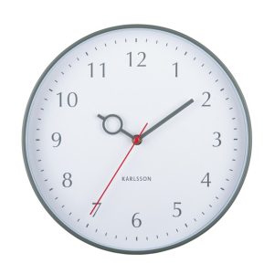 Karlsson Loupe Väggklocka KA5992GR - Unisex - 30 cm - Quartz