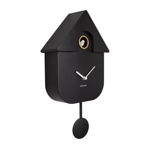 Karlsson Modern Cockoo Väggklocka KA5768BK - Unisex - Quartz - Metal