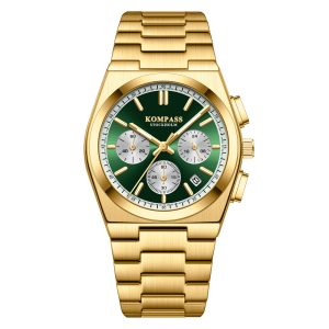 Kompass ChronoMaster Gold Green