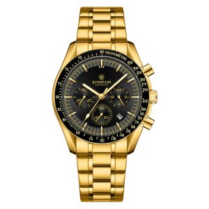 Kompass ChronoSpeed Steel Gold Black