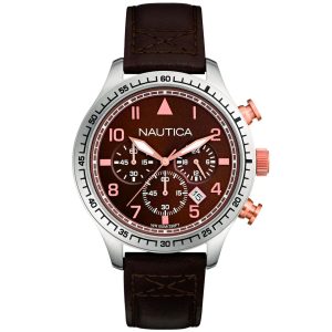 NAUTICA Chronograph A17655G - Herr - 46 mm - Analogt - Quartz - Mineralglas