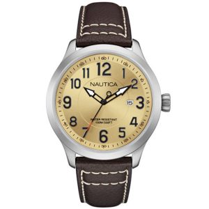 NAUTICA Classic NAI10006G - Herr - 45 mm - Analogt - Quartz - Mineralglas