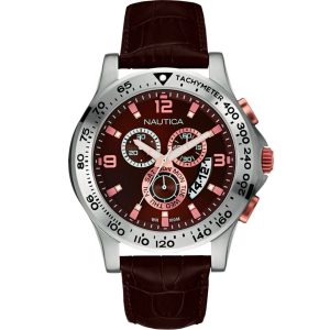 NAUTICA NAI19503G - Herr - 45 mm - Analogt - Quartz - Mineralglas