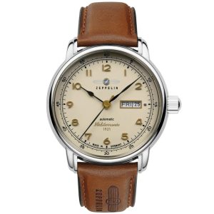 Zeppelin 100 Year Automatic 96645 - Herr - 40 mm - Analogt - Automatiskt - Mineralglas