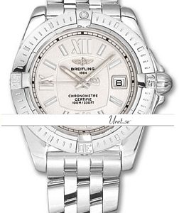 Breitling Damklocka A71356-white Cockpit Lady Silverfärgad/Stål