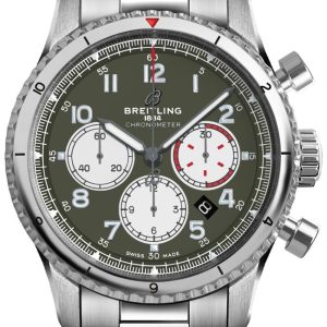 Breitling Herrklocka AB01192A1L1A1 Aviator 8 B01 Chronograph 43