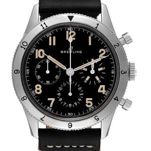 Breitling Herrklocka AB0920131B1X1 Aviator 8 Svart/Läder Ø41 mm