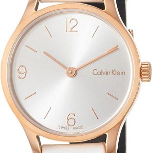 Calvin Klein 99999 Damklocka K7V236L6 Silverfärgad/Läder Ø26 mm