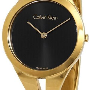 Calvin Klein 99999 Damklocka K7W2S511 Svart/Gulguldtonat stål Ø28 mm