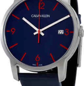 Calvin Klein 99999 Herrklocka K2G2G1VX Blå/Läder Ø43 mm