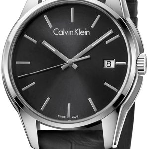 Calvin Klein 99999 Herrklocka K7K411C1 Svart/Läder Ø43 mm