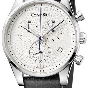 Calvin Klein 99999 Herrklocka K8S271C6 Silverfärgad/Läder Ø42 mm