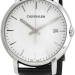 calvin klein 99999 herrklocka k9h211c6 silverfärgad/läder ø42 mm