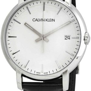 Calvin Klein 99999 Herrklocka K9H211C6 Silverfärgad/Läder Ø42 mm