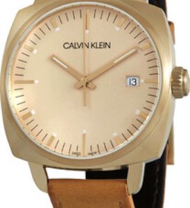 Calvin Klein 99999 K9N115GH Champagnefärgad/Läder Ø39 mm