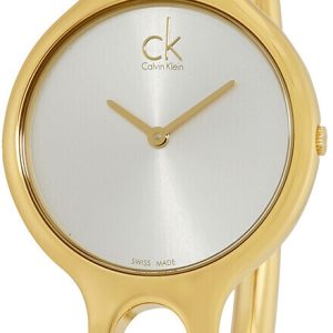 Calvin Klein Air Damklocka K1N23526 Silverfärgad/Gulguldtonat stål