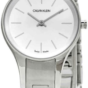 Calvin Klein Basic Damklocka K4323185 Silverfärgad/Stål Ø28 mm