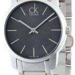 calvin klein city damklocka k2g23161 svart/stål ø31 mm