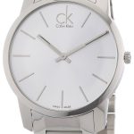 calvin klein city herrklocka k2g21126 silverfärgad/stål ø43 mm