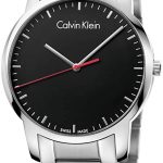 calvin klein city herrklocka k2g2g141 svart/stål ø43 mm