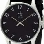 calvin klein classic herrklocka k4d211cx svart/läder ø38 mm