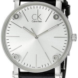 Calvin Klein Cogent Damklocka K3B231C6 Silverfärgad/Läder Ø36 mm