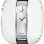 calvin klein damklocka k2e23626 basic silverfärgad/läder