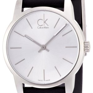 Calvin Klein Damklocka K2G231C6 City Silverfärgad/Läder Ø31 mm