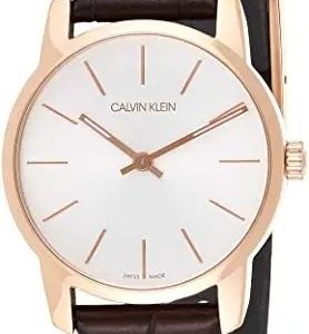 Calvin Klein Damklocka K2G23620 City Silverfärgad/Läder Ø31 mm