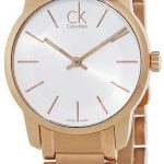 calvin klein damklocka k2g23646 silverfärgad/roséguldstonat stål