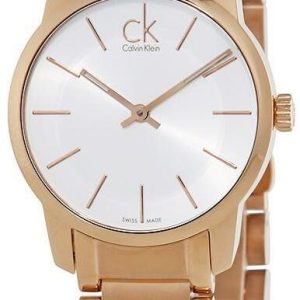 Calvin Klein Damklocka K2G23646 Silverfärgad/Roséguldstonat stål