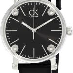 calvin klein damklocka k3b231c1 cogent svart/läder ø36 mm