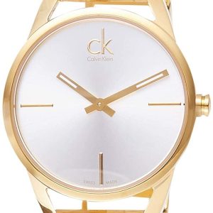 Calvin Klein Damklocka K3G23526 Stately Silverfärgad/Gulguldtonat