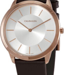 Calvin Klein Damklocka K3M216G6 Silverfärgad/Läder Ø40 mm