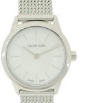 calvin klein damklocka k3m23126 minimal silverfärgad/stål ø24 mm