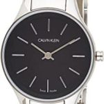 calvin klein damklocka k4323130 basic svart/stål ø28 mm