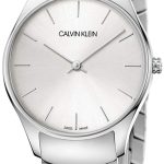 calvin klein damklocka k4d22146 silverfärgad/stål ø32 mm