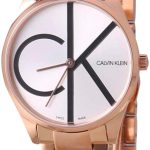 calvin klein damklocka k4n23x46 rosa/roséguldstonat stål ø32 mm