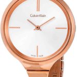 calvin klein damklocka k4u23626 lively silverfärgad/roséguldstonat